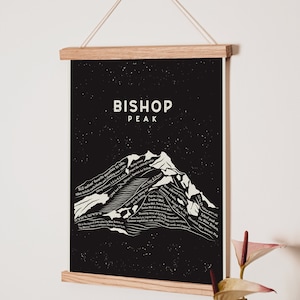 Bishop Peak Art Print