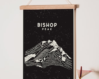 Bishop Peak Art Print