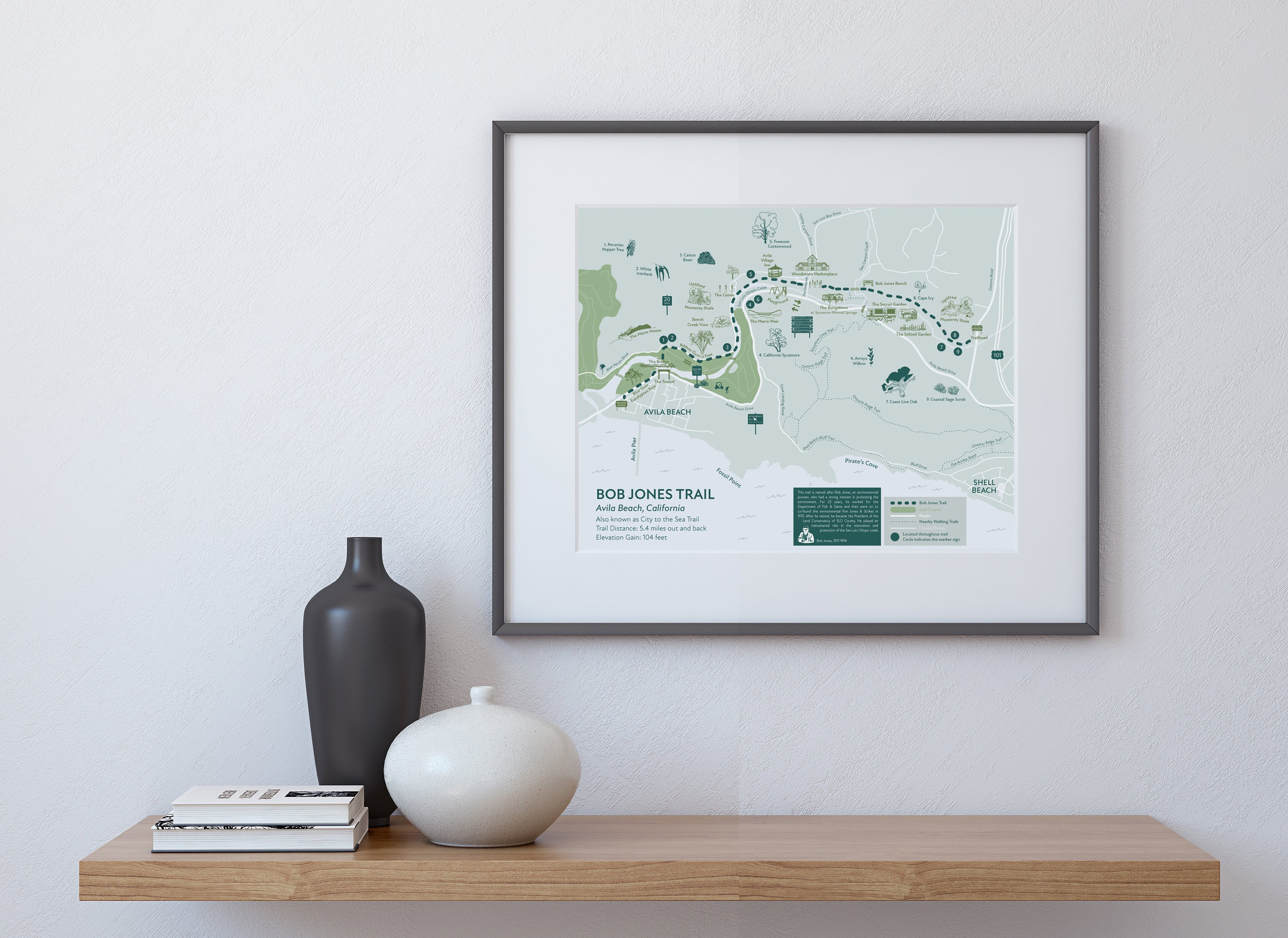 Bob Jones Trail Map - Etsy