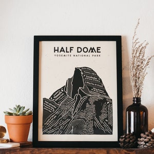 Half Dome Art Print