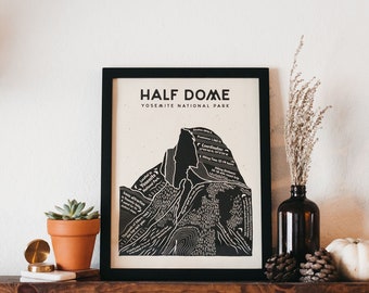 Half Dome Art Print