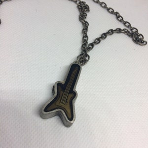 Large Guitar Charm Necklace