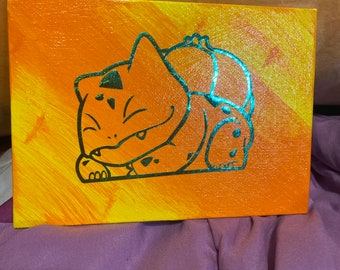 Bulbasaur Vinilo Pintura - Pieza de Arte