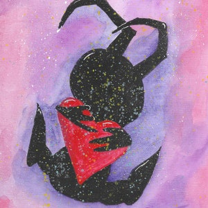 Heartless Holding A Heart, Kingdoms Hearts Print