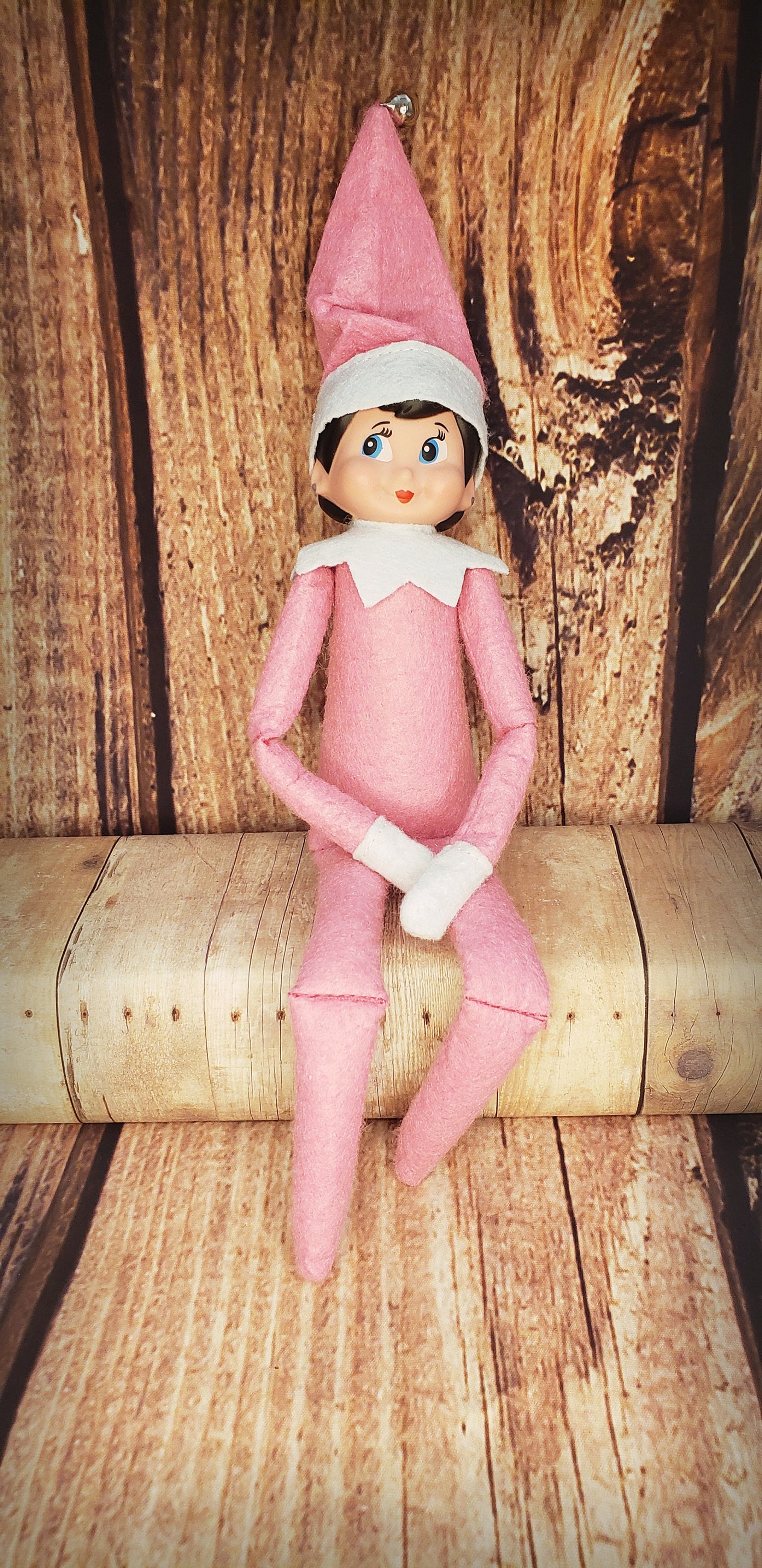 Christmas Elf PINK GIRL Etsy