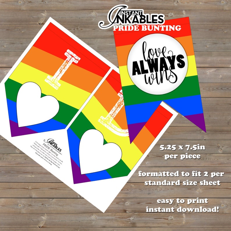 Gay Rights Printable Party Package ~ Pride Package Gay Pride Decoration Gay Pride Banner Pride Banner LGBT LGBTQ Transgender Party