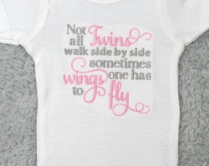 Baby bodysuit - Not all twins walk side by side