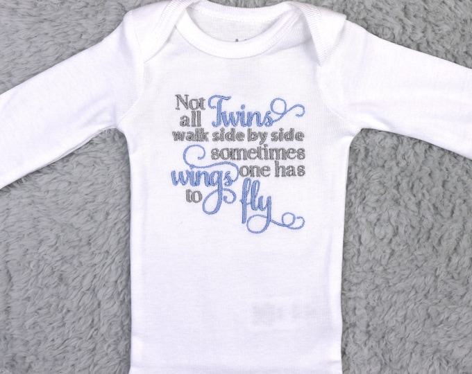 Baby bodysuit - Not all twins walk side by side