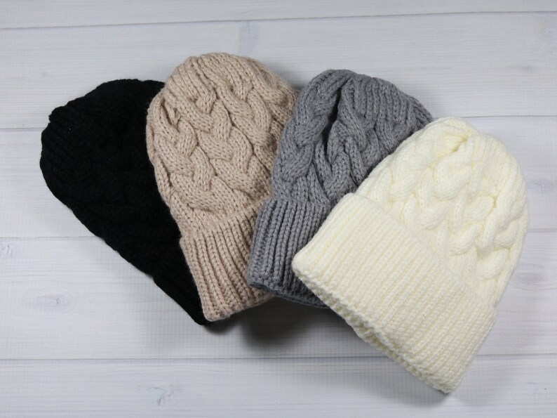 Personalized Infant Winter Hat 012 Months Knit Baby Hat Etsy