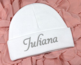 Personalized baby beanie - micro preemie / preemie / newborn / 0-3 months / 3-6 months / 6-12 months