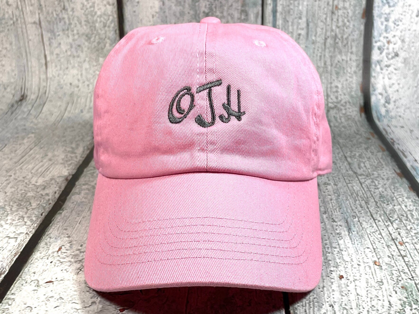 Monogram Hat Monogrammed Hat Monogram Baseball Hat Monogram 