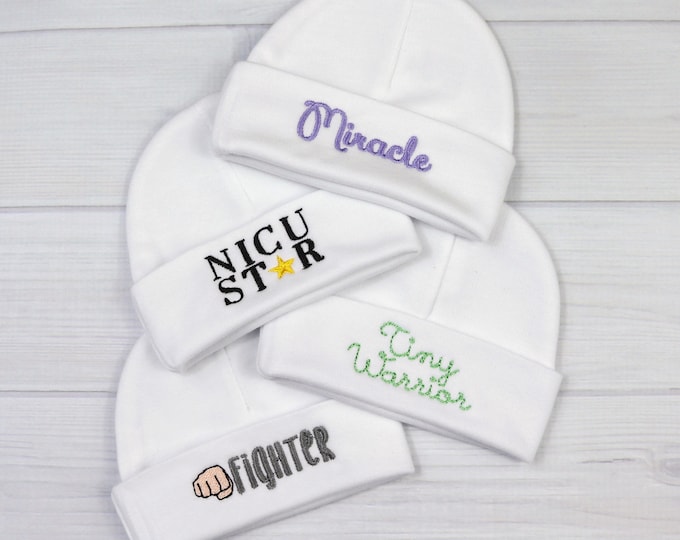 Preemie hat set for the NICU - micro preemie / preemie / newborn / 0-3 months / 3-6 months / 6-12 months