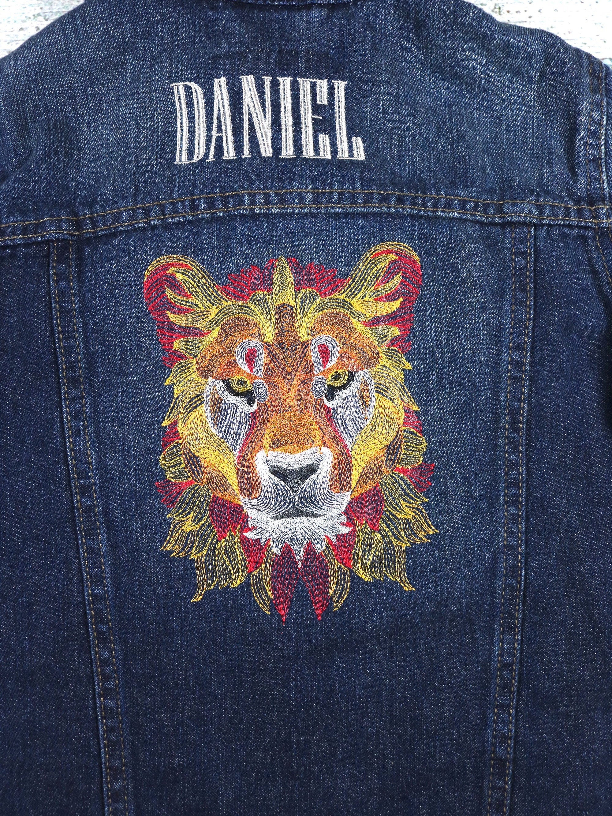 Custom Denim Jacket with personalised embroidery