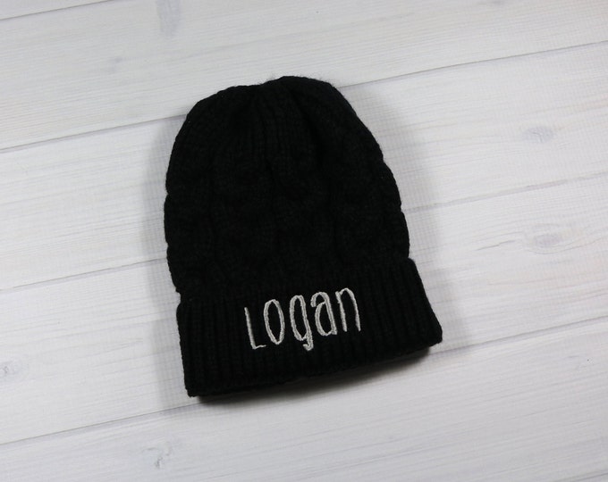 Personalized infant winter hat 0-12 months