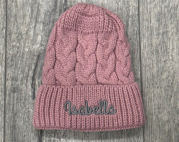 Personalized infant winter hat 0-12 months