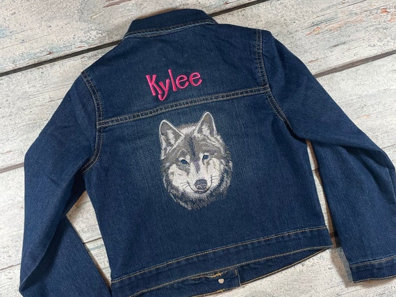 Personalized Kids Denim Jacket With 