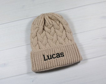 Personalized infant winter hat 0-9 months