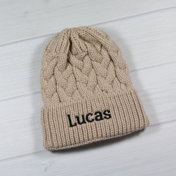 Personalized Baby Knit Caps Etsy