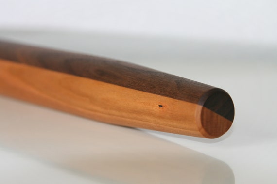 French Rolling Pin With Cherry And Walnut France Baking Wooden Rolling Pin Tapered Gift For Baker Gift For Her Handmade Gift Idea