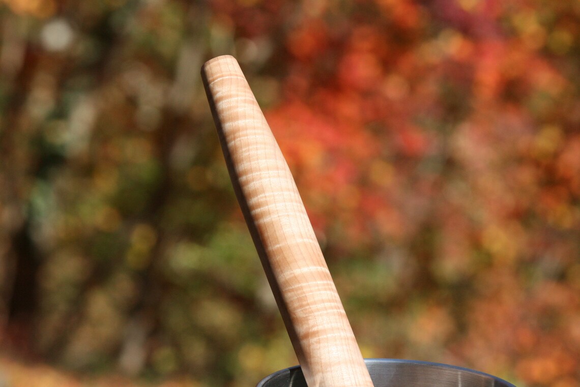 FRENCH ROLLING PIN in Curly Maple Tapered Rolling Pin Etsy
