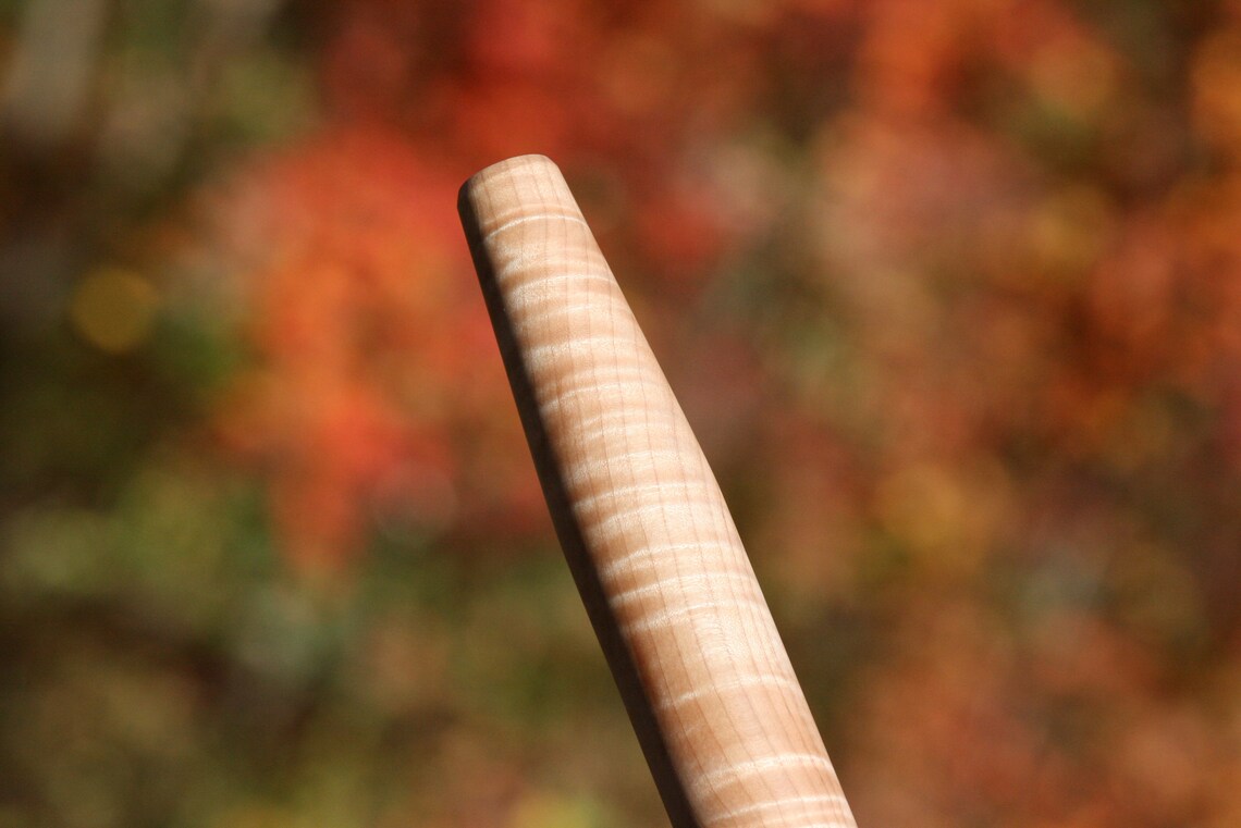 FRENCH ROLLING PIN in Curly Maple Tapered Rolling Pin Etsy