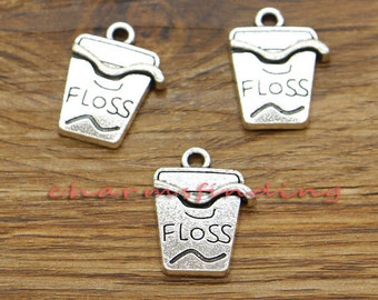 Sterling Silver 3D Moveable Dentist Model Denture Set Of Teeth Medical Charm Bead For Bead Bracelet