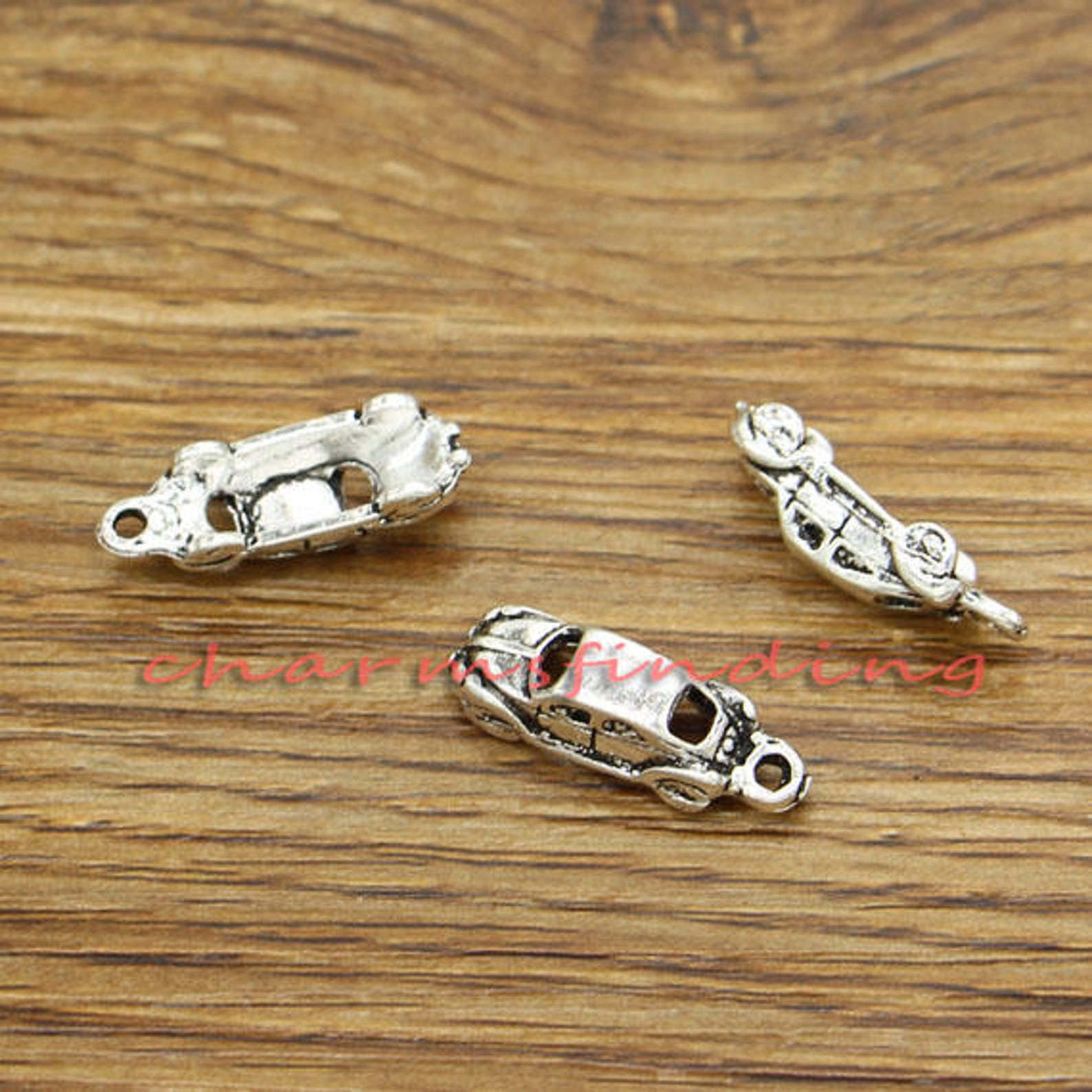 20pcs Car Charms Vehicle Charms Antique Silver Tone 7x22mm | Etsy