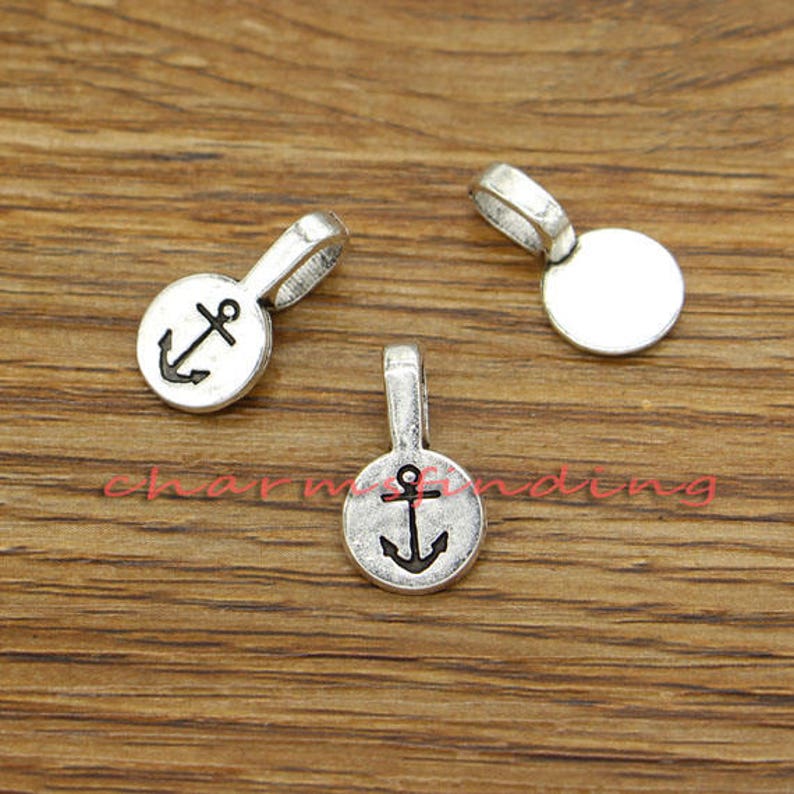 Navy Anchor Charm – Nomadés Collection
