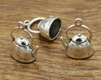 アンティーク シルバー メッキ 英国製ティーセット | 「MS」紋章付き