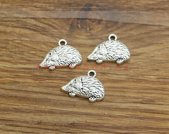 25pcs Egel Charms Wildlife Animal Charms Antieke Zilveren Toon 20x15mm cfcf4402