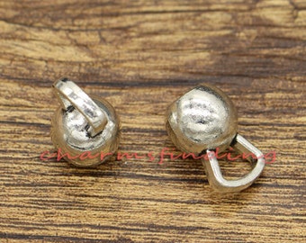 10pcs Kettlebell Charms 3D Charmes d’haltérophilie Antique Silver Tone 19x12x12mm CF2438