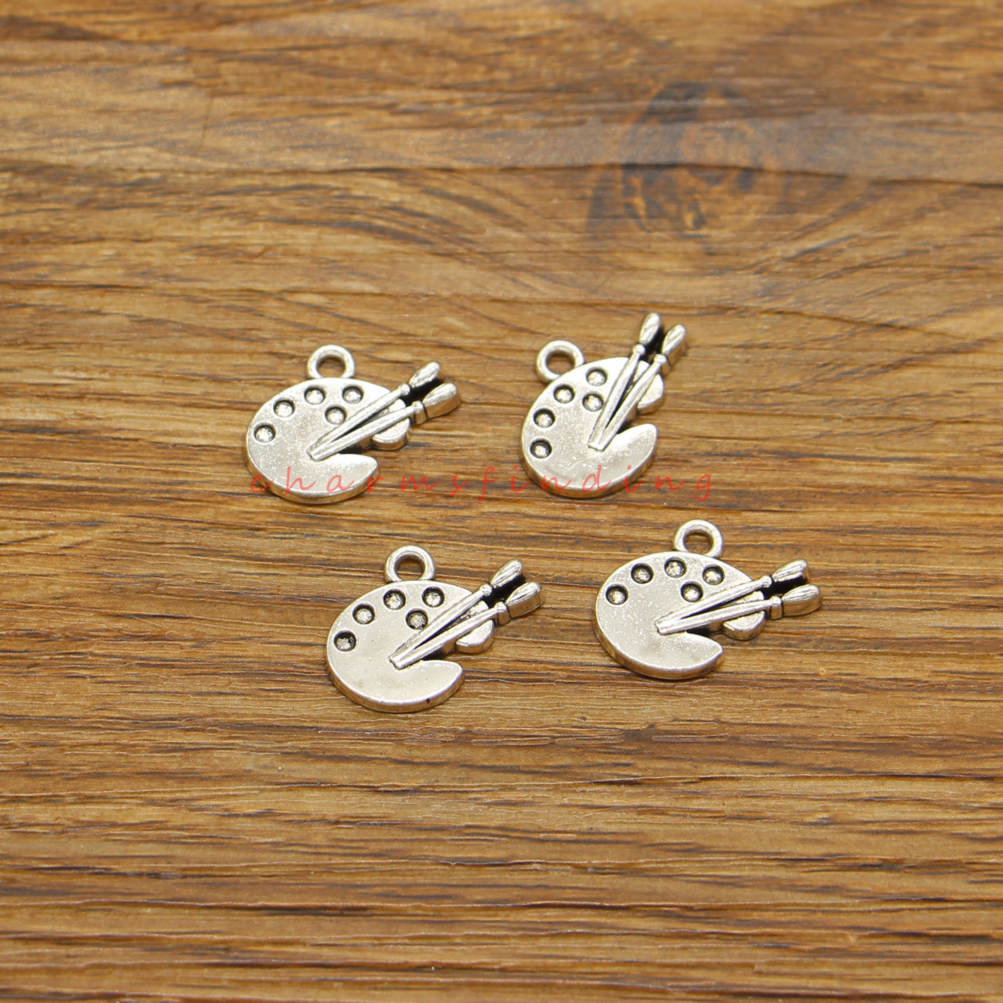 Bomboniera Portachiavi Ragazza Pittrice Con Scatolina Tabor Argenti - Foto 7