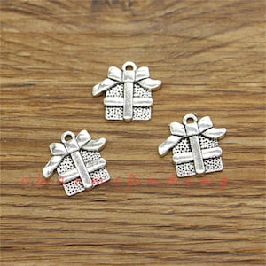 30 st presentberlocker Presentberlocker Antika silverberlocker 16 x 15 mm cf3615