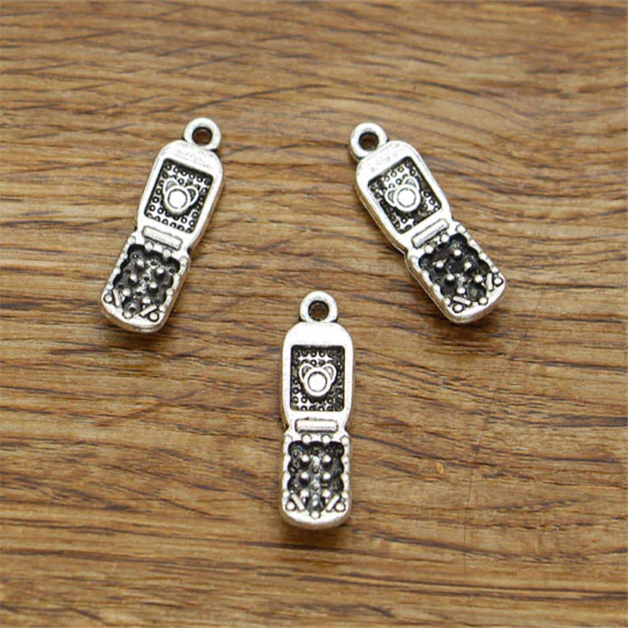 Flip Phone Charm - Etsy