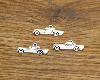 30pcs Car Charms Transportation Charms Antique Silver Tone 27x11mm cf4833