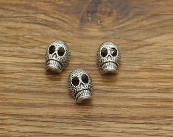 Catacomb Spacer Bead Stainless Steel Skull Bead Choose Color 10.5