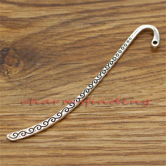 12Pcs Vintage Metal Bookmarks - Unique Hooks Shaped Book Markers For Reading Lovers