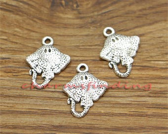 30 Stück Stingray Charms Antik Silber Ton 15x20mm sf3171