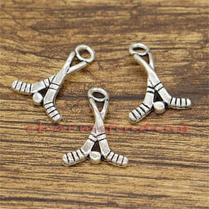 30pcs Golf Club Charms Sports  Charms Golf Ball Charms Antique Silver Tone 17x22mm cf1810