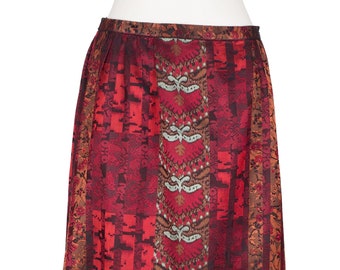 00s Vintage BAZAR De CHRISTIAN LACROIX Bright Floral Skirt | Y2K