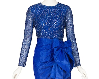 blue floral high neck dress Blue Arabesque Floral High Neck Mini Dress – FARM Rio main image 1