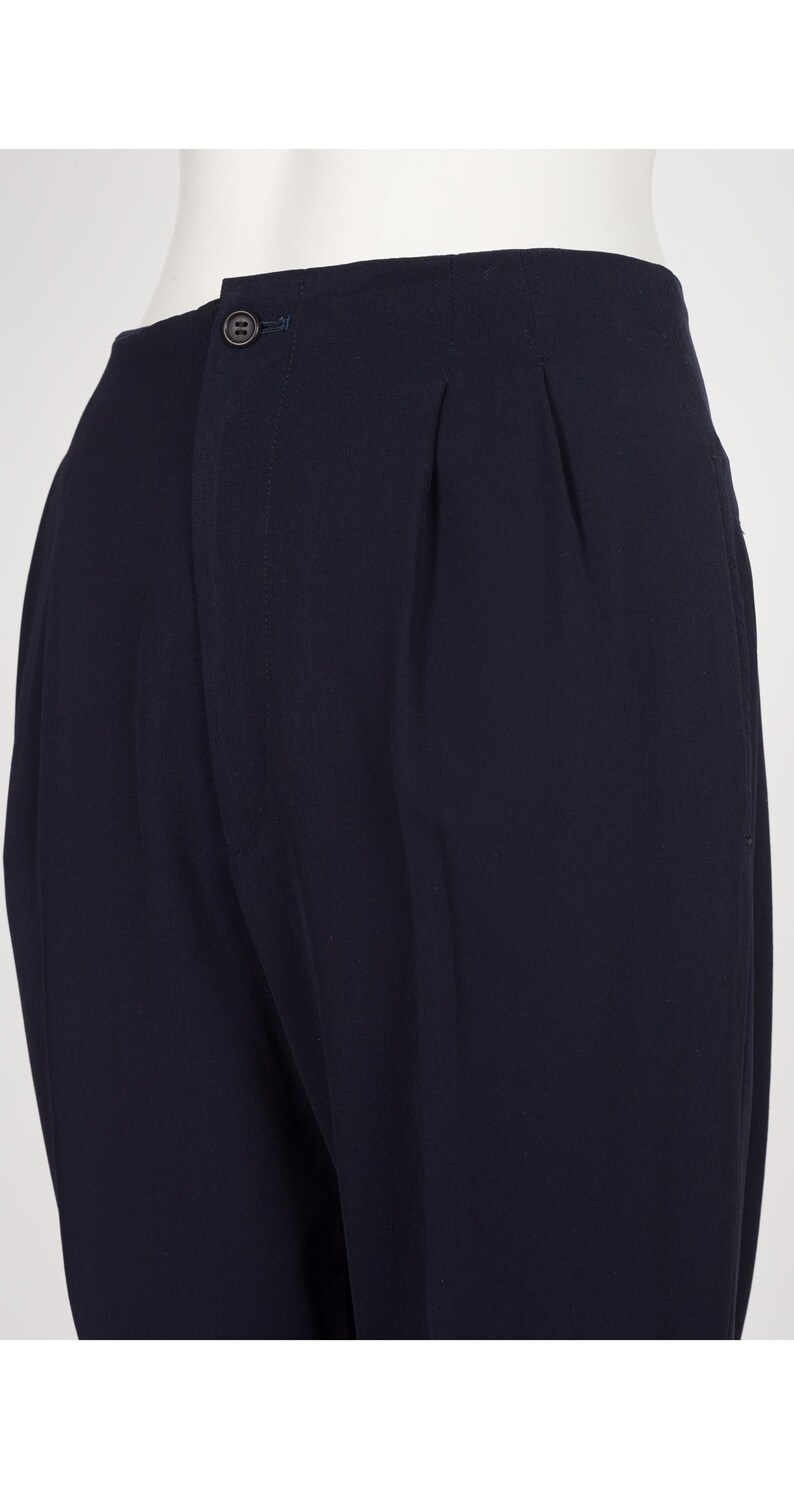 ヨウジヤマモト 2000年秋冬 ウールギャバジン ヴィンテージ ストレートレッグパンツ サイズM 画像 3