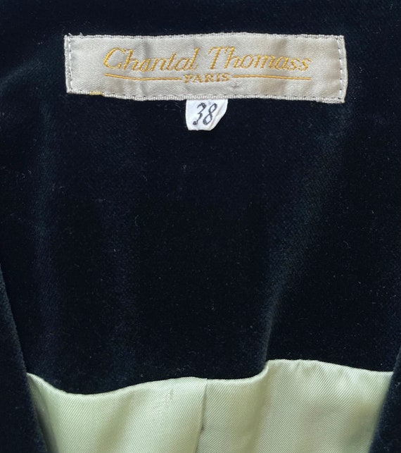 Chantal Thomass 1989-90 F/W Black Velvet Asymmetr… - image 6