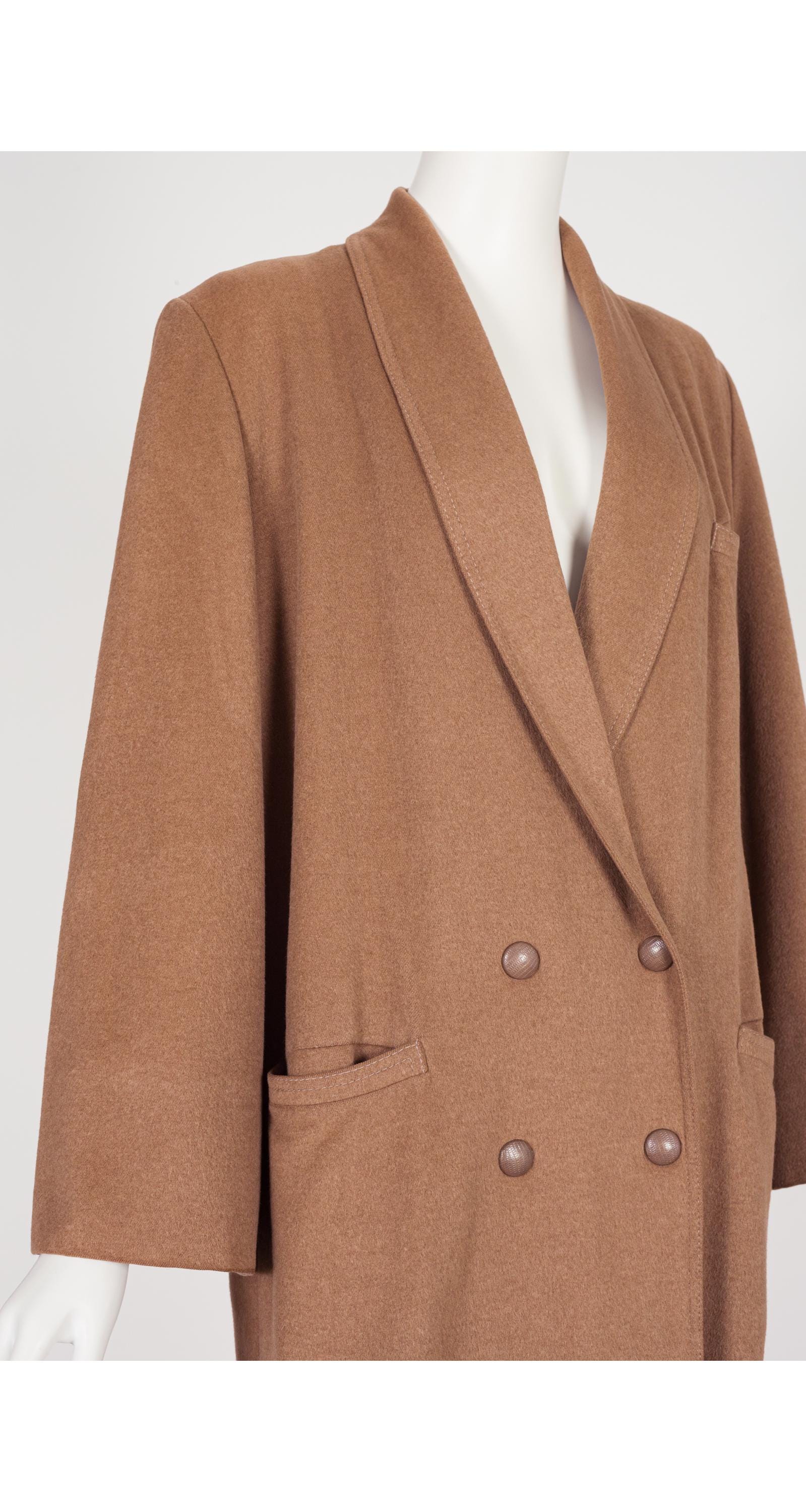 Chantal Thomass 1984-85 F/W Alpaca & Wool Vintage Shawl Collar