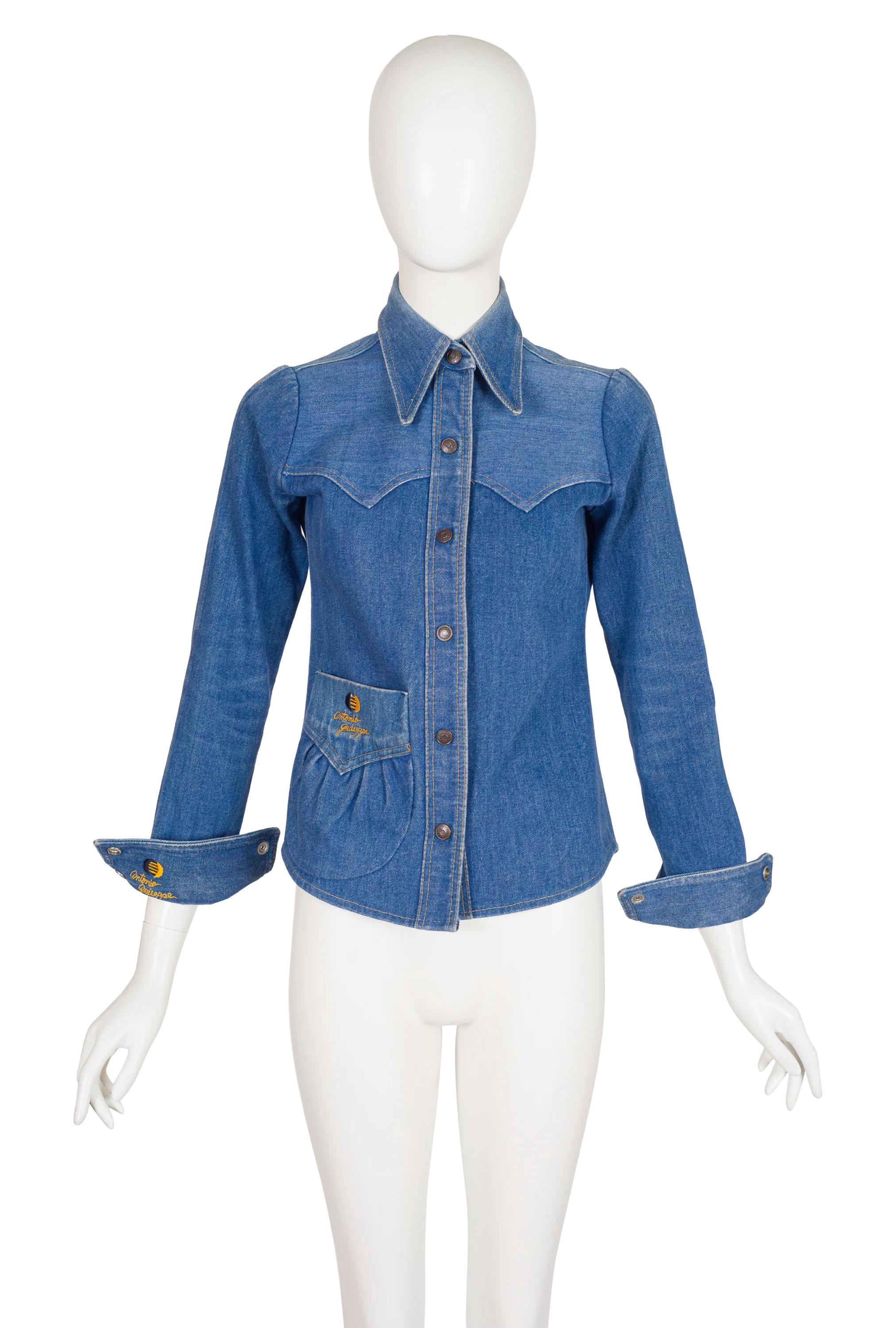 ジャケット・アウター vintage made in ITALY buterfly jacket Butterfly denim jacket - Gem