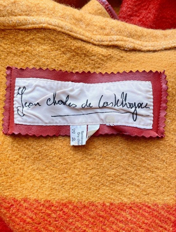 Jean-Charles de Castelbajac 1980s Vintage Orange … - image 6
