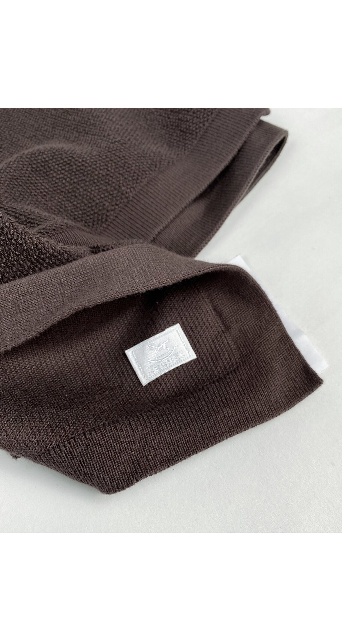 Hermès Baby 2000s NOS Dark Hazelnut Cotton Bath Towel Etsy