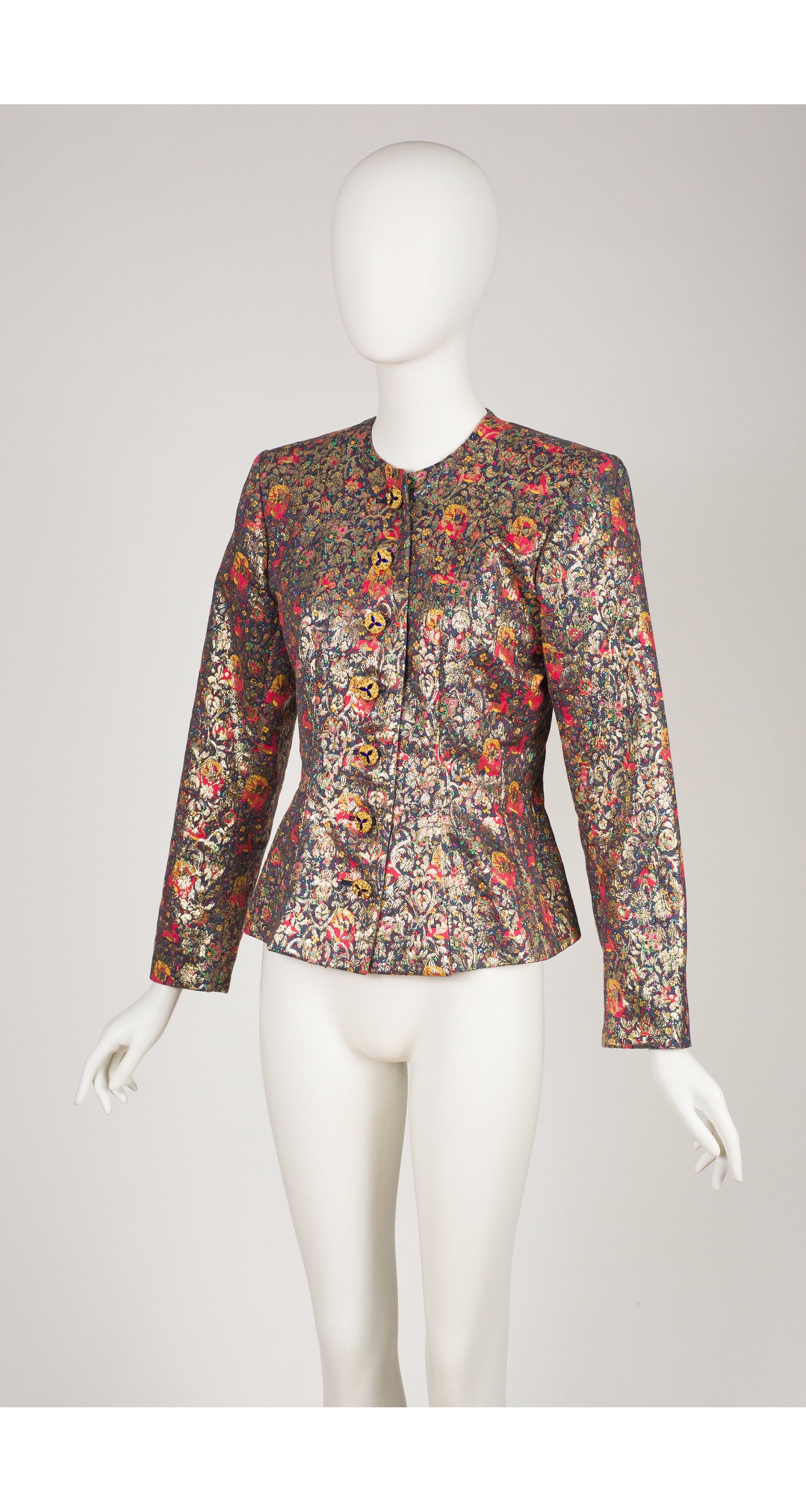 Yves Saint Laurent 1991-92 F/W Runway Vintage Novelty Print