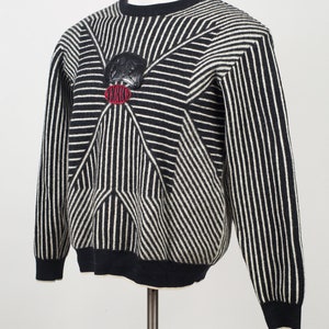 Gianfranco Ferré Wool Sweater with Leather Detail