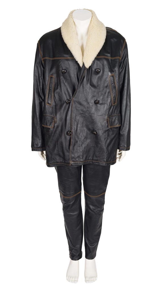 Jean-paul Gaultier 1990s Vintage Men's Black Leather